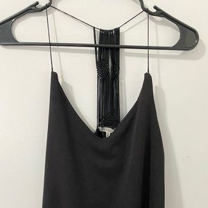 black top with back design
